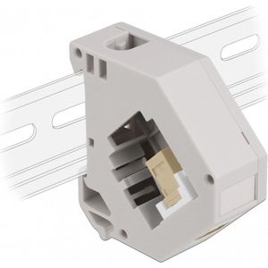 Delock - DIN Rail Adapter - Beige - 1 x SC Simplex Vrouwelijk - Labeling Field