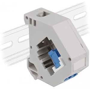 Delock - DIN Rail Adapter - Grijs/Wit/Blauw - Plastic