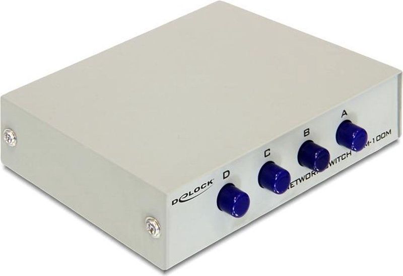 Delock 87588 Netwerk switch 4 poorten 100 MBit/s