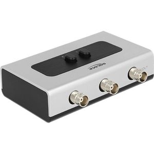 Delock 2-poorts BNC-schakeldoos, Schakeldoos