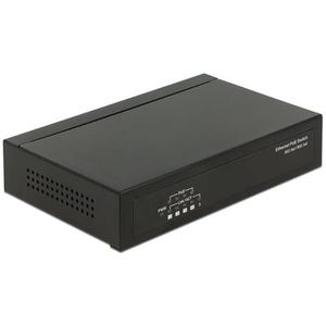 DeLOCK 87682 netwerk-switch Fast Ethernet (10/100) Zwart Power over Ethernet (PoE)