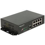 DeLock - Switch - 8 Poorten - Zwart - Gigabit Ethernet