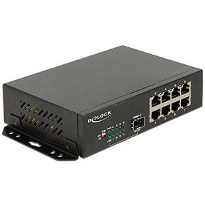 DeLock - Switch - 8 Poorten - Zwart - Gigabit Ethernet