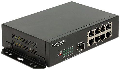 DeLock - Switch - 8 Poorten - Zwart - Gigabit Ethernet