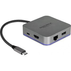 Delock Dockingstation USB Type-C Mobilgeräte 4K HDMI/Hub/LAN/