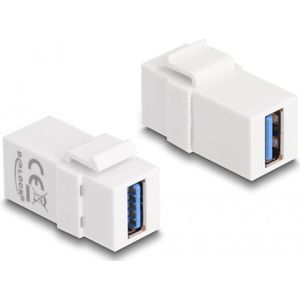 Keystone Module USB 3.0 Een vrouw naar USB 3.0 A Vrouw Wit (1: 1)