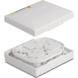 Delock - Glasvezel Aftakdoos - Wit - FTTH voor Wandmontage - 4 x SC Sim