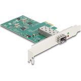 Delock - PCI Express x1 - Netwerkkaart - Groen - 100 Mbps SFP-module Ondersteuning