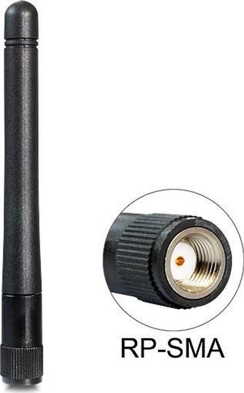 Waterproof - WLAN Antenne - 2 dBi - SMA-RP Connector - IEEE 802.11 ac/a/b/g/n