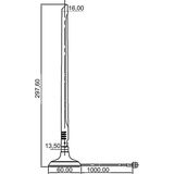 Delock Modem Router Antenne 6.5dBi Zwart