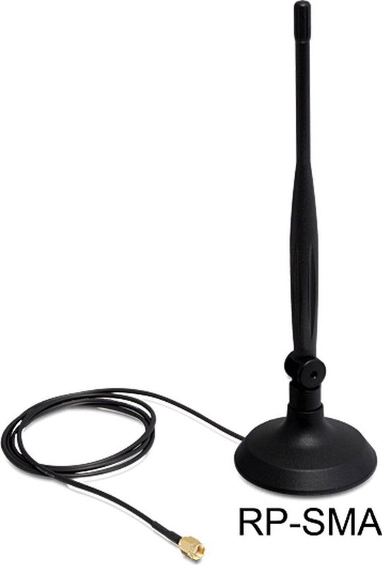 Delock Modem Router Antenne 4 dBi - Zwart