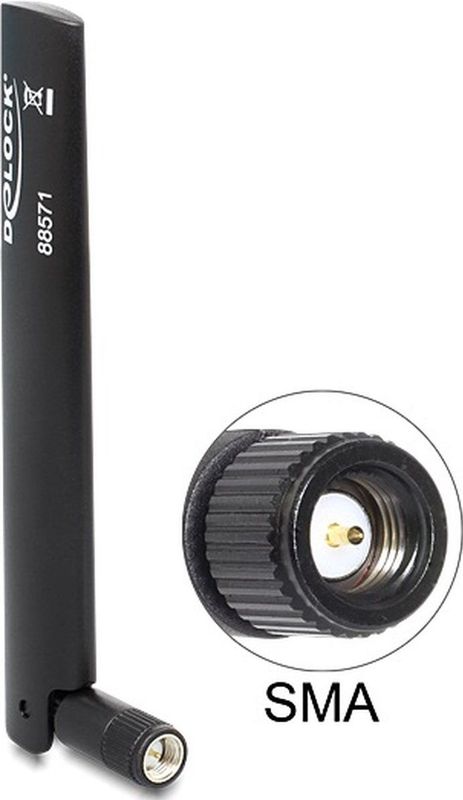 LTE (4G) Antenne - Omnidirectioneel - SMA (m) - -0,8-3 DBi / Zwart