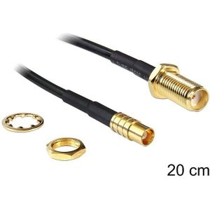 SMA (v) - MCX (v) kabel - RG-174 - 0,20 meter