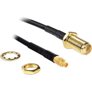 Delock - SMA Buchse zum Einbau - MMCX Stecker 200 mm
