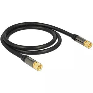Goobay Haakse Antennekabel – Stekker Op Bus – 1,5 Meter – Wit – Coax 90° – Voor Tv En Radio