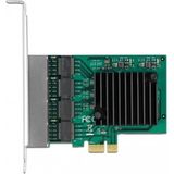 Delock - PCI Express X1 - Kaart - 4 X RJ45 - Gigabit LAN - RTL8111