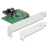 Delock - 89029 - PCI Express Kaart - Zwart - 1 x interne USB 3.2 sleutel A 20-pins