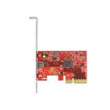 DeLOCK - 89035 - Interfacekaart - USB 3.2 Gen 2 - PCIe - Low-profile