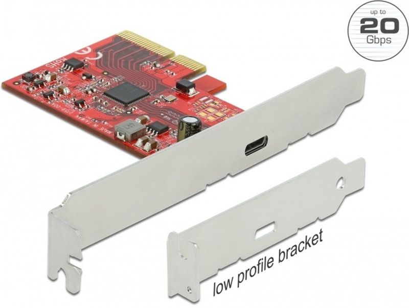 DeLOCK - 89035 - Interfacekaart - USB 3.2 Gen 2 - PCIe - Low-profile