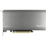 Delock - PCI Express x16 - M.2 Kaart - Zwart - 4x NVMe M.2 Slots