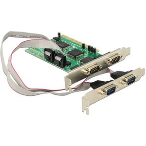 Delock 89046 PCI-kaart > 4 x seriële RS-232