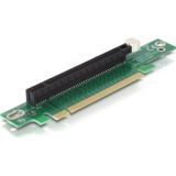 Delock - 89105 - Riser-kaart - 90° Links Gehoekt - PCI Express x16 naar x16