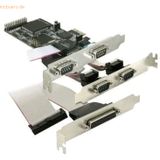 DeLock - PCI Express - Controlekaart - 4 x Serieel, 1 x Parallel