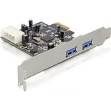 Delock - PCI Express Kaart - USB 3.0 - 2 Poorten - Renesas Chipset