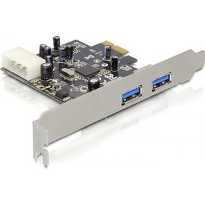 Delock USB 3.0 PCI Express Card 2 poorten PCI Express kaart PCIe