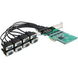 Delock - PCI Express Kaart - 8x RS-232 - Hoogwaardige Beveiliging - Voor Industrie
