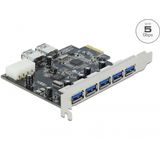 DeLOCK - PCI ExprCard - USB 3.0 - 5x Extern 2x Intern