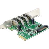 Delock - 89360 - PCI Express x1-kaart naar 4 x USB Type-A - 5 Gbps