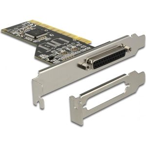DeLOCK parallelle PCI kaart met 1 25-pins SUB-D IEEE 1284 LPT printerpoort
