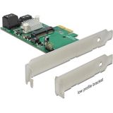 Delock - Hybride 3 x interne SATA 6 Gb/s + 1 x interne mSATA - Storage Controller - HyperDuo - RAID 0/1 Ondersteuning