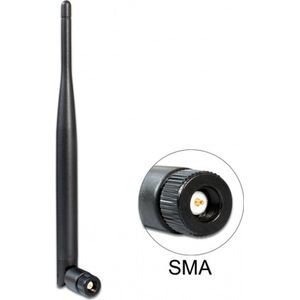 WLAN WiFi 5 2.4/5 GHz antenne - omnidirectioneel - SMA (m) - 4-5 dBi / zwart