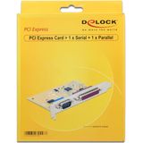 DeLOCK - 89446 - Interfacekaart - PCIe - Parallel, Serie - Chipset SUN2410