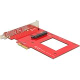 Delock - PCI Express Kaart - U.2 Aansluiting - Voor NVMe SSD