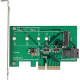 Delock - PCI Express x4 - Controleur - Laag Profiel - Ondersteunt M.2-modules 2280, 2260, 2242, 2230