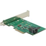 Delock - PCI Express x4 - Controleur - Laag Profiel - Ondersteunt M.2-modules 2280, 2260, 2242, 2230