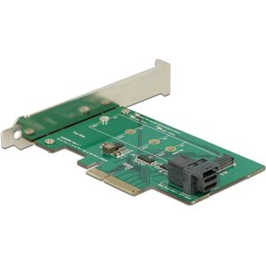 Delock - PCI Express x4 - Controleur - Laag Profiel - Ondersteunt M.2-modules 2280, 2260, 2242, 2230