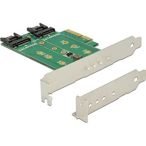 Delock - PCI Express-kaart - Low Profile Form Factor - 3 x M.2 Slot