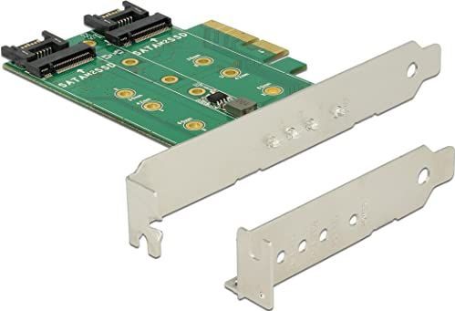 Delock - PCI Express-kaart - Low Profile Form Factor - 3 x M.2 Slot