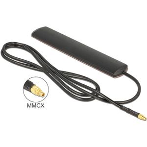 Delock - LTE-antenne - Zwart - MMCX-plug - 3 DBI Omnidirectioneel