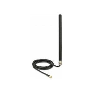 Delock - Antenne - Mast - mobil, Wi-Fi, Bluetooth - 3 dBi - omnidirektional - außen, Wandmontage