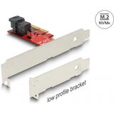 Delock - 89535 - PCI Express x4-kaart - 1 x interne SFF-8643 NVMe - Low Profile