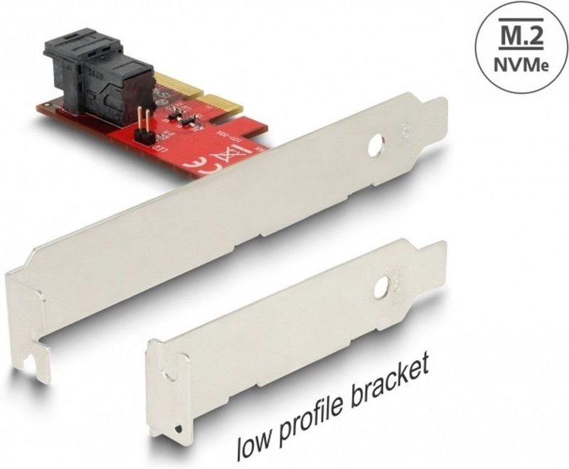 Delock - 89535 - PCI Express x4-kaart - 1 x interne SFF-8643 NVMe - Low Profile