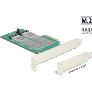 DeLOCK - PCI Express Kaart - Opslagcontroller - M.2 Kaart - Laag Profiel - 6 GBps