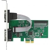 DeLOCK - PCI-Express Kaart - Geen Kleur - 2x 9-pins SUB-D + 1x 25-pins SUB-D Aansluitingen