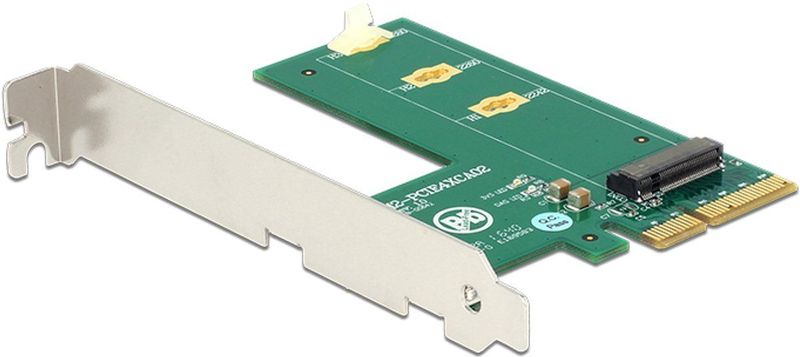 Delock - PCI Express x4-controller - Liggend Formaat - Storage Controller