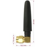 LTE - Antenne - Omnidirectioneel - Zwart - 2 dBi